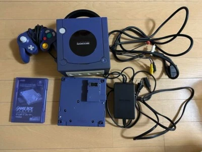 Enjoy Plus Pack Game Cube Gameboy Player Console Set Violet Toy 2003 Nintendo - Image 1 of 4