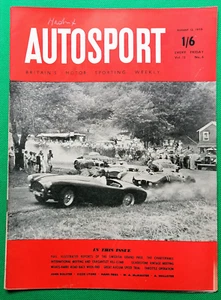 Autosport 12 Aug 1955 - SWEDISH GP - CHARTERHALL INT'L - CRAIGANTLET HILLCLIMB - Imagen 1 de 4