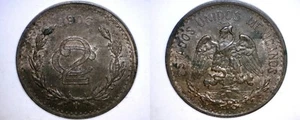 1906 Mexican 2 Centavo World Coin - Mexico - Narrow Date - Picture 1 of 1