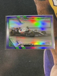 2021 Topps Chrome Formula 1 Nikita Mazepin Purple/Green Refractor #113 - Bild 1 von 2