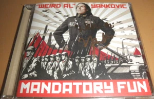 signed Weird Al Yankovic CD Mandatory Fun parody autographed booklet - Imagen 1 de 4