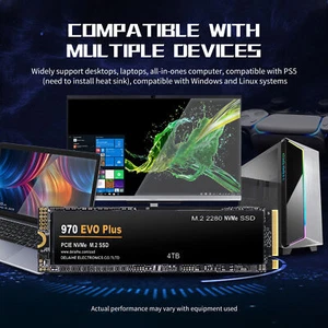 970 EVO Plus SSD 2/4TB M.2 NVMe Festplatte für Hardcore Gamer Tech Enthusiasten - Bild 1 von 21