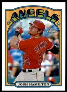 2013 Topps Chrome 1972 Refractor Josh Hamilton Anaheim Angels - Picture 1 of 2