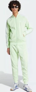 Adidas Originales Adicolor Para Hombre Semi Verde Chispa SST Traje de Pista Prendas para el torso, Pantalones L XL - Imagen 1 de 14