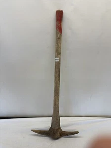 Vintage Dirt/Rock  PICK With 36” Handle ~ Rusty Patina  ~ Usable Tool - Picture 1 of 14