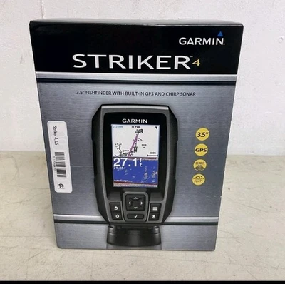 Garmin STRIKER 4 Fishfinder with 4-Pin 77/200kHz TM Transducer 010-01550-00 - Image 1 of 2
