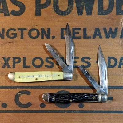 Vintage Camillus USA 21 Pony Jack Folding Pocket Knife, Lot Of 2 - Image 1 of 4