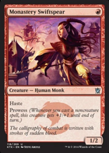 Monastery Swiftspear - Khans of Tarkir #118/269 MTG Magic The Gathering - Image 1 of 1