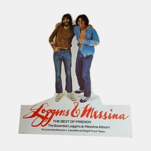 Loggins & Messina Best of Friends 16x19 Vintage 1970s Die Cut Stand Up Display - Picture 1 of 6