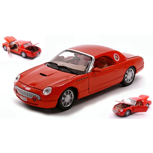 Motormax 79853 Ford Thunderbird " James Bond " Arancione 2002 Scala 1 24 Modello