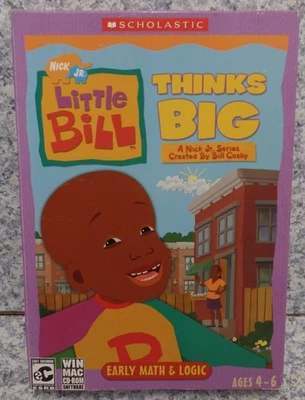 Video Game PC Little Bill Thinks Big Nick Jr Early Math & Logic NEW SEALED Box - Image 1 of 4