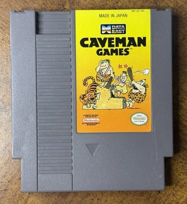 Caveman Games (Nintendo Entertainment System, 1990) NES Cartridge Only Tested - Image 1 of 3