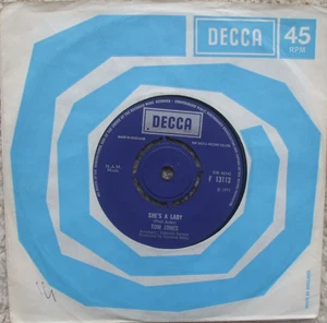 Tom Jones - She's A Lady / My Way - Decca F 13113- EX- 45 - Picture 1 of 2