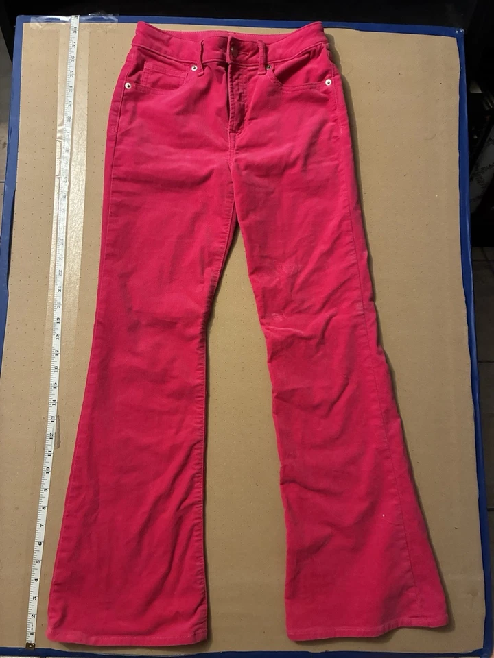 Jeans Gap Girl talla 12 rosa acampanado tiro alto años 70 Foto 1 de 4