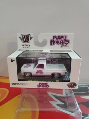M2 S86 1973 Chevrolet Cheyenne Super 10 -Custom SS Squarebody Purple Hornies - Image 1 of 4