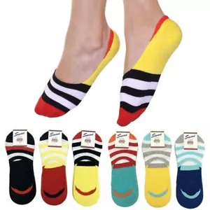 12 Womens No Show Socks Non Slip Flat Low Cut Invisible - Picture 1 of 1