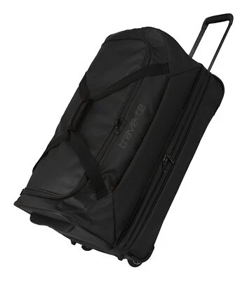 travelite Basics Trolley Travel Bag Expandable Reisetasche Sporttasche Black - Bild 1 von 4