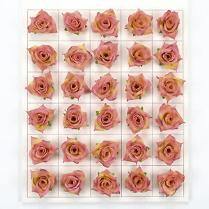 6cm 5/100p Silk Artificial Flower Head bulk Fake Rose Wedding Bouquet Home Decor