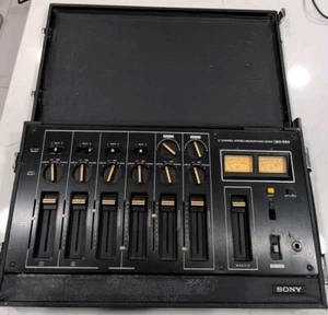 SONY MX-650 six channel stereo  mirophone mixer MX650 vintage Untested  - Picture 1 of 16