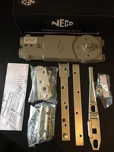 Cerrador de puerta travesaño superior oculto para puertas de aluminio y escaparate de Neco - Imagen 1 de 2