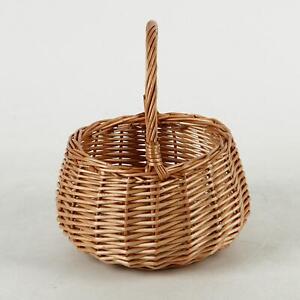 Wicker Storage Baskets Birthday Gift Portable Shopping Basket Picking Basket