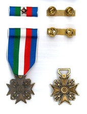 Medaglia e/o Nastrino Anzianità Servizio Polizia di Stato Bronzo 20 Anni + Clip