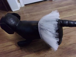 pet dog tulle tutu skirt, white,Large for small breeds**(read details for size) - Picture 1 of 3