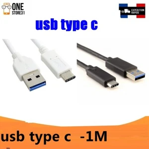 USB Typ C Kabel 1M FÜR SAMSUNG, LG, HTC HUAWEI .. hohe Qualität  - Bild 1 von 3