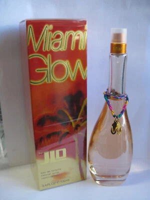 MIAMI Glow JLO por JL0 3,4 oz (100 ml) EAU DE TOILETTE SPRAY NUEVO SELLADO MUJER Foto 1 de 2