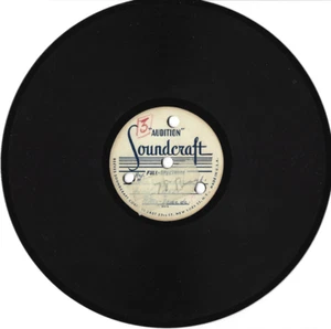 ANCIEN DISQUE RELIGIEUX 78rpm 8''-SOUNDCRAFT AUDITION RECORD-PRIERES - Picture 1 of 1
