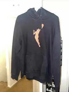 Felpa con cappuccio uomo Fanatics WNBA basket arancione logo taglia L - Foto 1 di 3