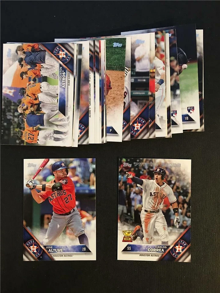 2016 Topps Houston Astros Team Set Series 1 2 Update 35 Cards - Image 1 of 1