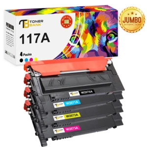 LOT JUMBO Toner Fits For HP 117A W2070A 150a nw MFP 178nwg nw 179fwg latest chip - Picture 1 of 17