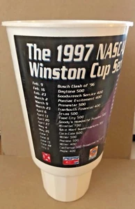 1997 NASCAR Winston Cup Series Schedule Plastic Cup - Jeff Gordon  (4874) - Picture 1 of 4