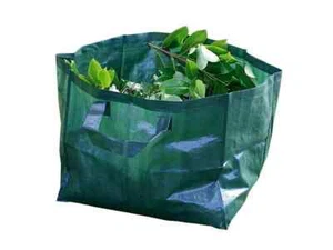 2 x 60L Heavy Duty Garden Waste Bags Reusable Outdoor Refuse Sack with Handles - Picture 1 of 3