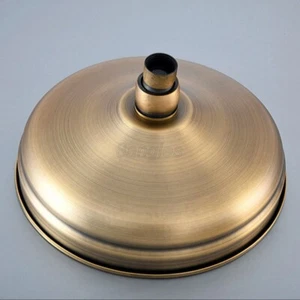 Bathroom 8 Inch Antique Brass Water Saving Round Top Rain Shower Head 8sh242 - Picture 1 of 7