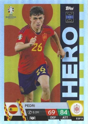 TOPPS UEFA EURO 2024 Match Attax Trading Card Game: Pedri, Spanien - Bild 1 von 2