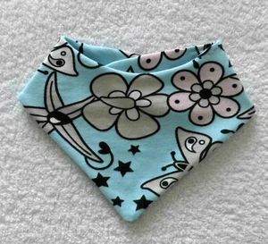 Halstuch ♥ Dreieckstuch ♥ Birds and Flowers ♥ Handmade - Bild 1 von 1