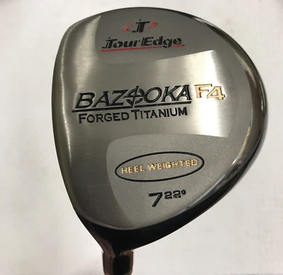 Tour Edge Bazooka F4 DRAW BIAS FW - #7 Wood / 22° Loft  Left Hand CUSTOM BUILT! - Image 1 of 4