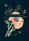 Flowers Honeybees & Butterflies Birthday Greeting Card A Year In The Garden Card
