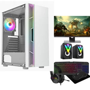 Fast Gaming Intel Quad Core i7 16GB RAM 1TB + 120GB SSD Nvidia GT 710 PC Bundle - Picture 1 of 5