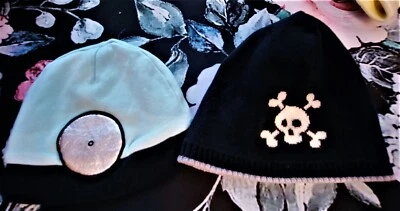 NUEVO SOMBRERO PIRATA KOALA BEBÉ AZUL 100% ALGODÓN Y PETIT LEM Niños 2 SOMBREROS 3-6 Meses Foto 1 de 4