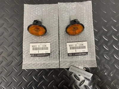 Juego de 2 marcadores laterales naranja L/R Mazda MX-5 miata Roadster NA NA8C NB6C NCEC Foto 1 de 4