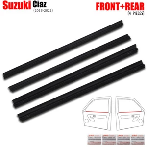 Set Inner Weatherstrip Window Molding Belt For Suzuki Ciaz 4 Door 2015 - 2022 - Picture 1 of 11