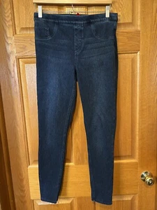 Pantalones de mezclilla ajustados BO48 Spanx elásticos lavado oscuro medianos para mujer - Imagen 1 de 4