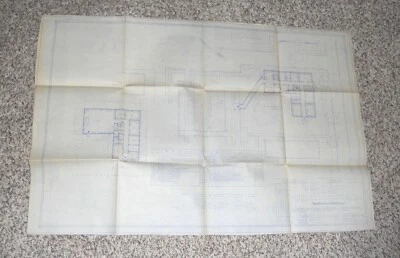Antiguos planos esquemáticos de Fort Mcpherson Atlanta GA Georgia de la década de 1940 (E15) Foto 1 de 4