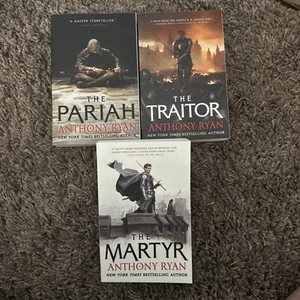 Anthony Ryan The Covenant of Steel Trilogy (Traitor, Martyr, Pariah) 3 Book Lot - Picture 1 of 8