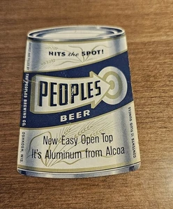 Vintage Peoples Beer Oshkosh WI Playing Card Queen of Clubs #442 - Foto 1 di 2