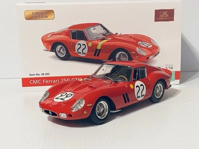 CMC Ferrari 250 GTO  #M-235 24 H France 1962 #22 Red Ltd Edition Bonus Brochures - Image 1 of 4
