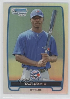 2012 Bowman Draft Chrome Draft Picks Refractor DJ Davis #BDPP33 - Image 1 of 2